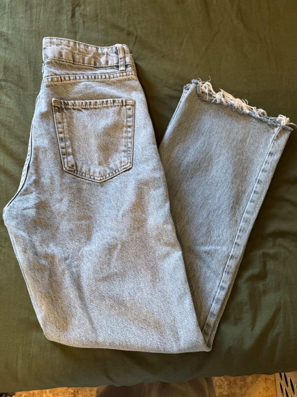 High Waist Straight Leg Jeans - Picture 3 of 6